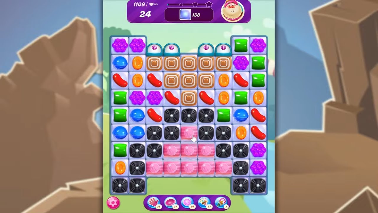 Candy Crush Saga LEVEL 1109 NO BOOSTERS (new version)🐟☑️