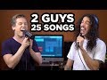 2 GUYS 25 SONGS 1 BEAT