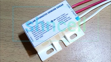 Saklar Lampu Otomatis Sensor Gerak - Putih