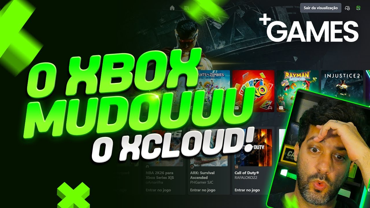 CARACAS! O XBOX MUDOU DEMAIS… O NOVO XCLOUD TÁ FANTÁSTICO!