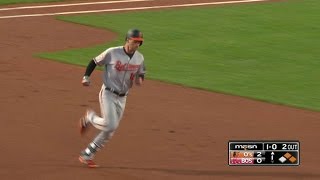 BAL@BOS: Mancini cracks a three-run home run