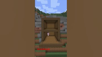 Mountain House #Shorts #Minecraft #Tutorial #Build