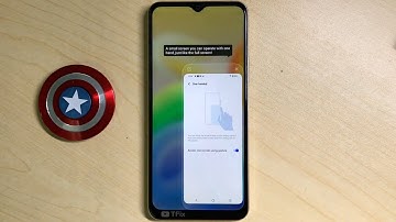 One-handed mode on Vivo Y16 Android 12
