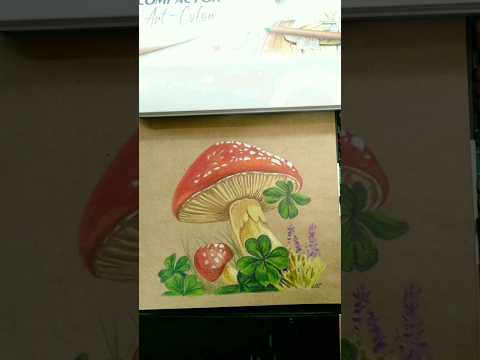 One more Simple Drawing  Cogumelos 🍄 #shorts #art #cogumelos