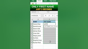 Find & Left Function in excel