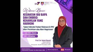 Program Webinar Bersiri: Alam Percintaan Atau Alam Keganasan Program Webinar Bersiri: Alam Percintaan Atau Alam Keganasan