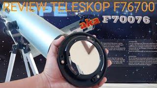 : Review Teleskop F76700 aka F70076 #edukasi #percobaan #teleskop #newtonian #fyiknowledge #indonesia