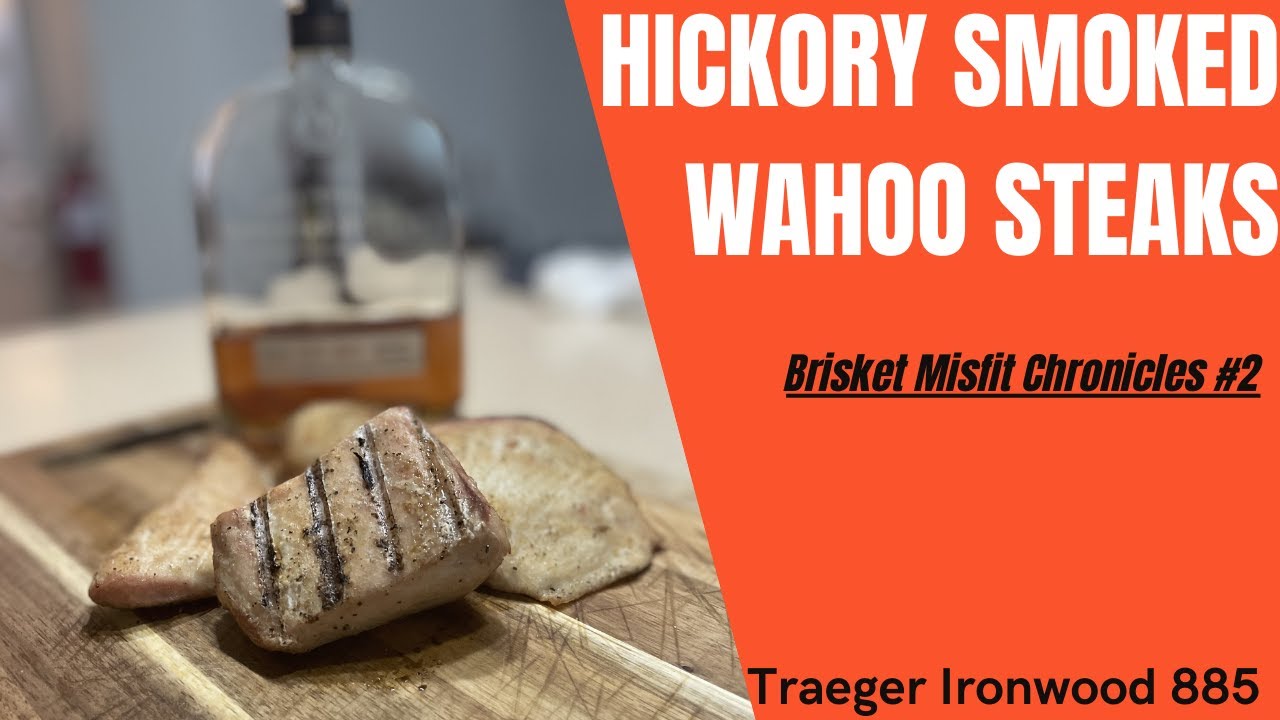 HOW TO Smoked Wahoo Steaks on a Traeger Ironwood 885 YouTube