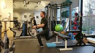 Bodyweight Rear Foot Elevated Split Squat (RFESS)