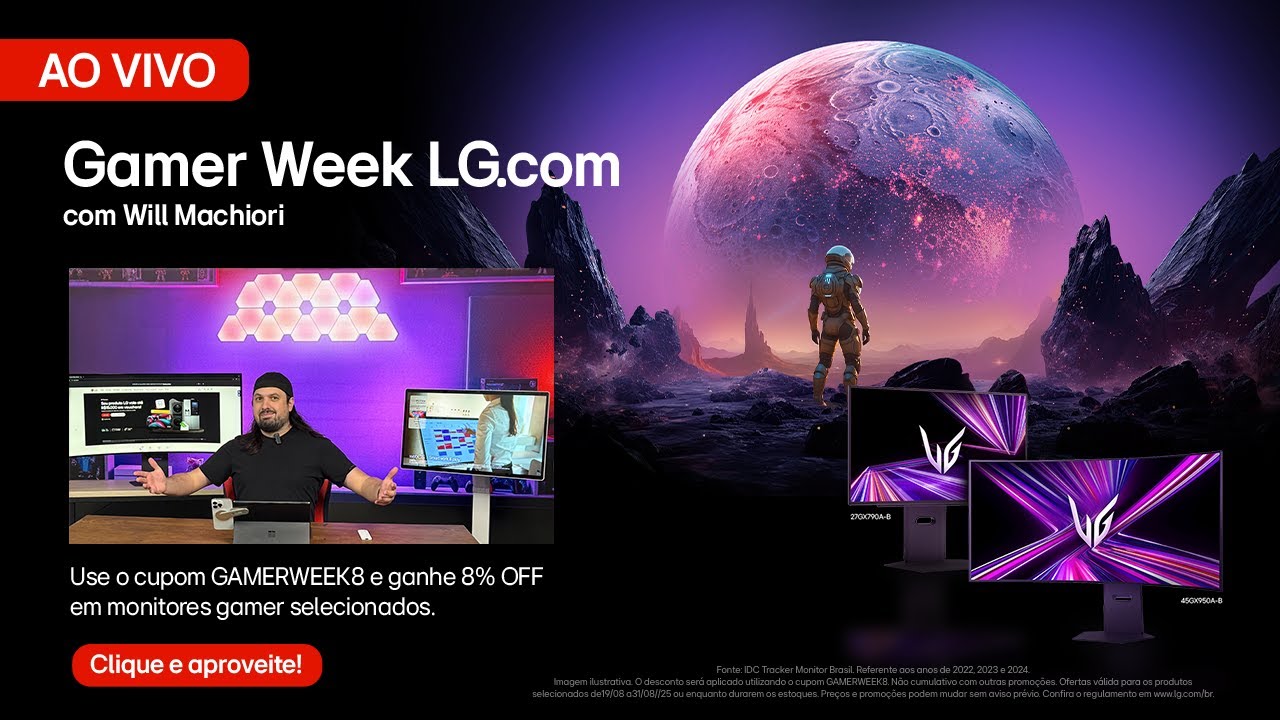 Gamer Week LG: Ao Vivo com Will Marchiori no Estúdio LG | Live LG - YouTube