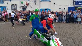 Watchet Wheelbarrow Race Start 2018