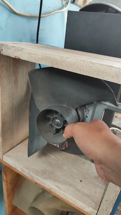 eksos fan daripada bekas kipas ac outdor