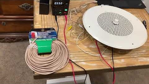 How To Wire An Older Valcom V 1020C Self Amplified Speaker For Your Own Use