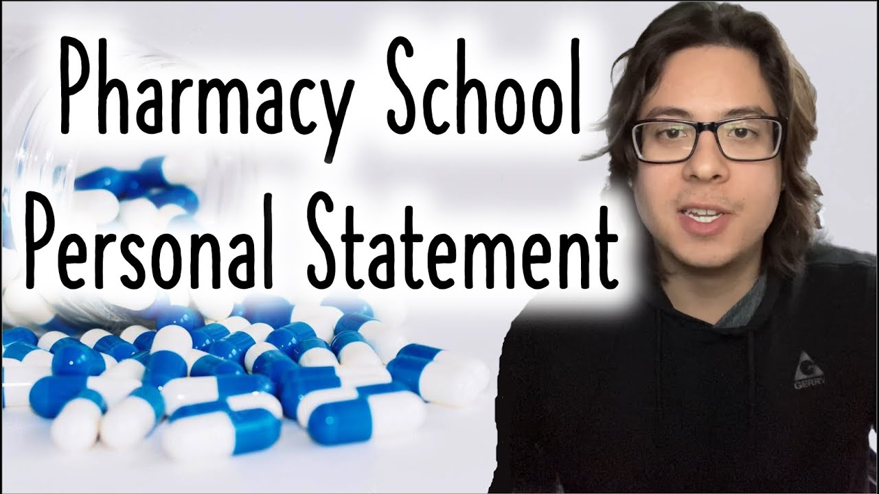 Pharmacy School Personal Statement Small White Bag YouTube