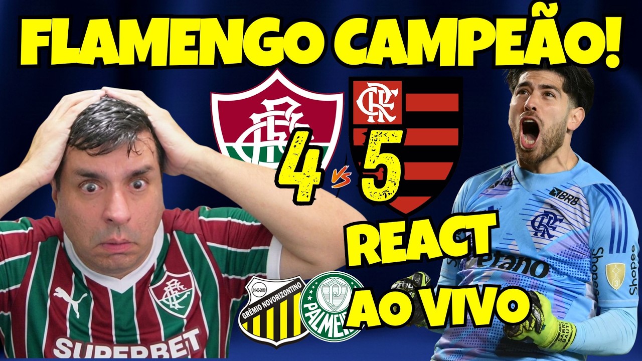 PÓS-JOGO | FLUMINENSE (4)0X0(5) FLAMENGO | NOVORIZONTINO X PALMEIRAS | FINAL | REGIONAIS | AO VIVO