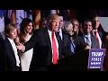 Donald Trump pushes unity in victory speech