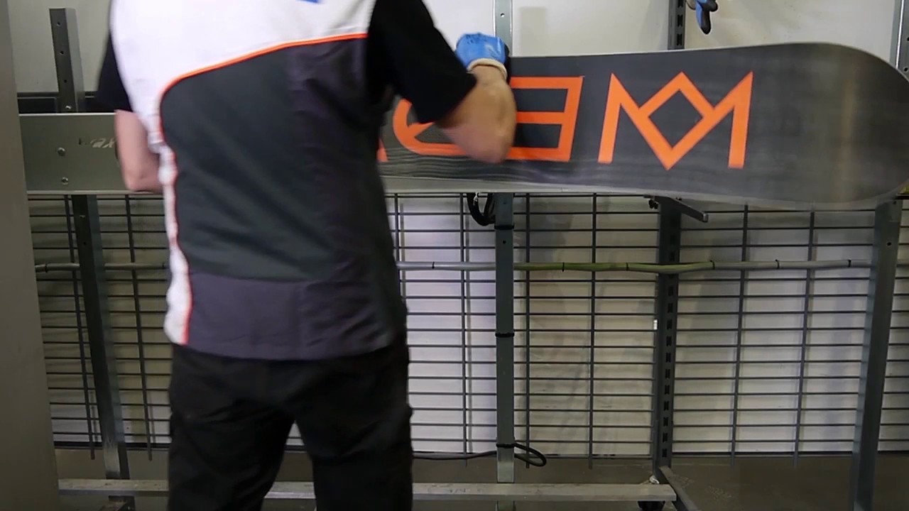 How to make a performance infrared waxing of a snowboard ? YouTube