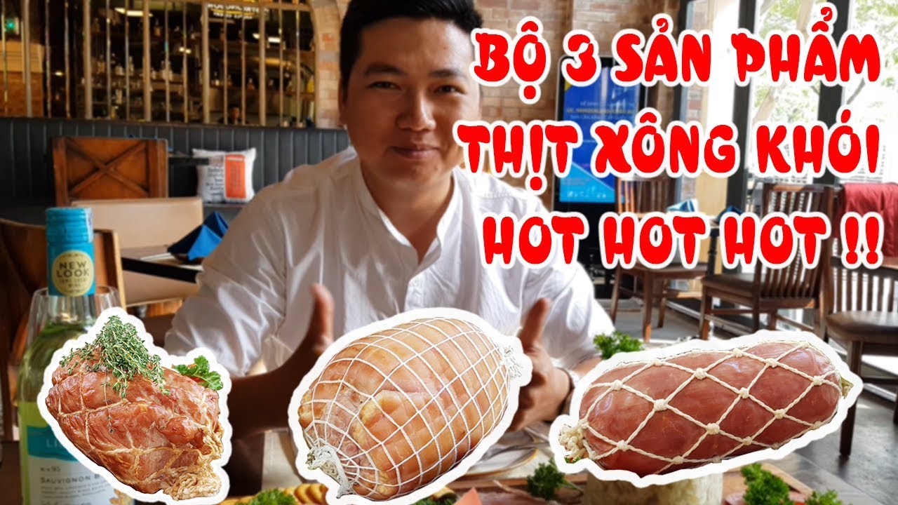 Bộ 3 sản phẩm THỊT XÔNG KHÓI món ngon nhâm nhi cho ngày Tết 2019 | Vương Mập