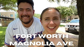 Fort Worth Magnolia Avenue Vlog | Walking tour of Magnolia Ave | Things to do in Fort Worth