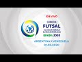 ARGENTINA X VENEZUELA I 01/02/2020 I CONMEBOL Futsal Eliminatorias Sudamericanas 2020