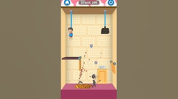 rescue cut rope puzzle stage 295| rescue cut rope puzzle game for android and iOS #shorts