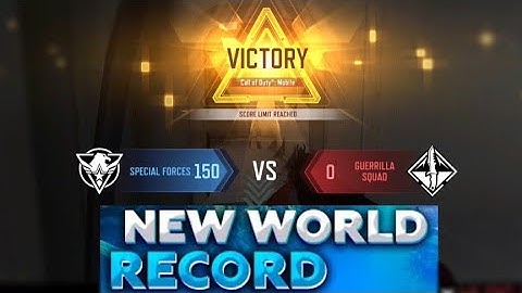 New record of call of duty mobile in Hijacked Map in Hardpoint mode#worldrecord #CODMobile#Hardpiont