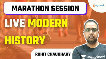 NTA UGC NET 2021 | History Mararthon by Rohit Chaudhary | Modern History