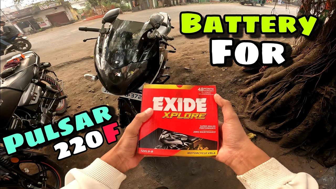 Best Battery for Pulsar 220f | Exide 9 Ah battery for bike