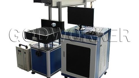 leather 3axis Dynamic CO2 RF laser marking machine