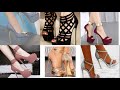 stylish High Heel sandal party wear ankle high heel for girls footwear collections 2021