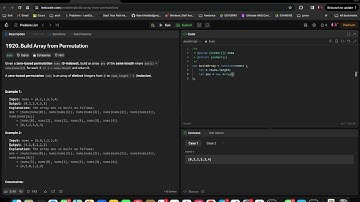 Build Array from Permutation | Easy Coding Solution Explained (LeetCode 1920)