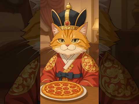 😹 Cat Eats Pizza for the First Time 🍕 | Funny Cat Reaction You Must See!