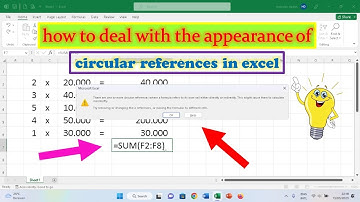 cara menghilangkan circular references di excel