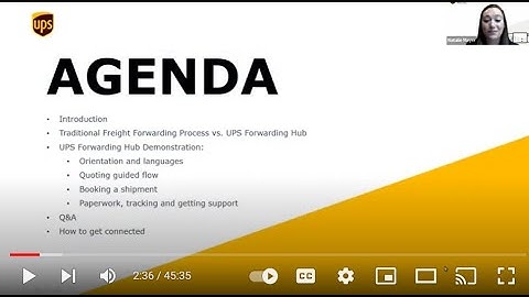 UPS Forwarding Hub: Online Freight Shipping Made Easy Webinar