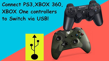 Nintendo Switch tutorial - How to connect & use PS3, Xbox 360, Xbox One controllers via usb