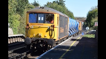 GBRf 73128+73212 at Whitstable working 3W01 RHTT run around Kent 24/9/18