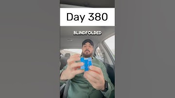 Day 380 of solving the Rubik’s cube blindfolded every single day until I break the National Record.
