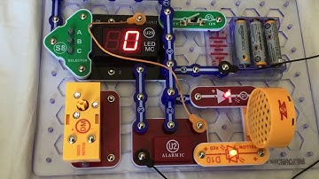 SNAP CIRCUITS ARCADE LED RANDOM SIREN SELECTOR 5 LED