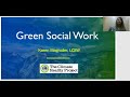 What is green social work?