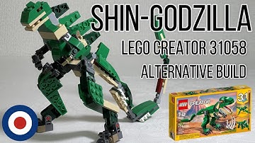 LEGO Creator 31058 Alternative build tutorial Shin-Godzilla、レゴクリエイター31058をシンゴジラに組み替え