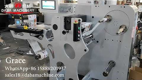 Servo motor control high speed slitting rewinding machine 400m/min with 1.5inch rewinding shaft