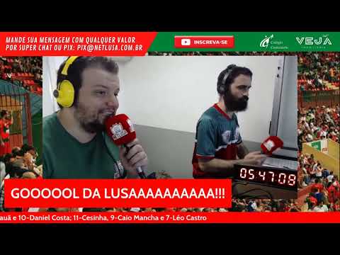 OUÇA A NARRAÇÃO DO GOL DA LUSA NO EMPATE COM O OESTE