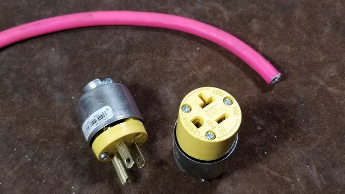 How To Change Or Replace The Male And Female 110v Extension Cord Plug 