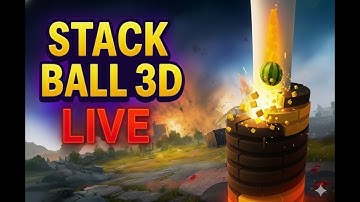 🔥 STACK BALL 3D FIRE MODE ACTIVATED 😍 | AmitXPlayZ #stackball #gaming #live