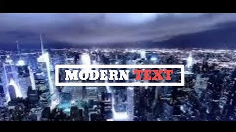 MODERN TEXT TUTORIAL USING KINEMASTER.