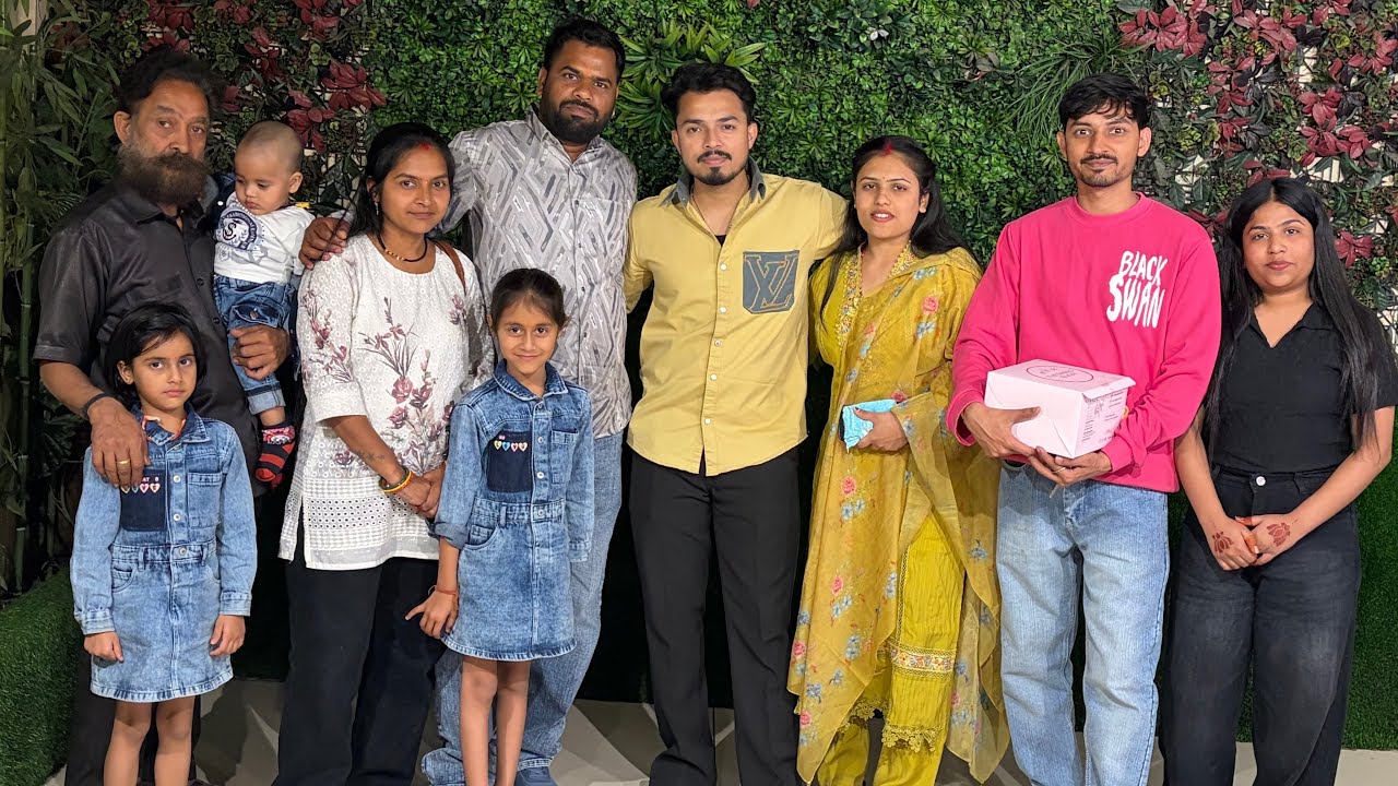 Bday party 🎉 jiju ki 