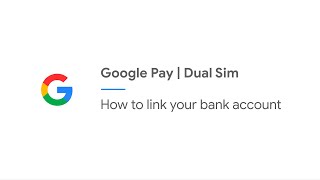 How to link your bank account on Google Pay | Dual SIM [English]