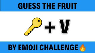 Guess The Fruit By Emoji Challenge😆 | Emoji Quiz & Puzzles | Emoji Challenge | Quizzle screenshot 3