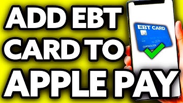 How To Add EBT Card to Apple Pay (Very EASY!)