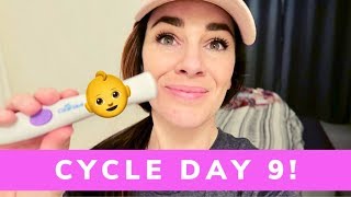 Cycle Day 9 Ovulation Test | TTC with Letrozole
